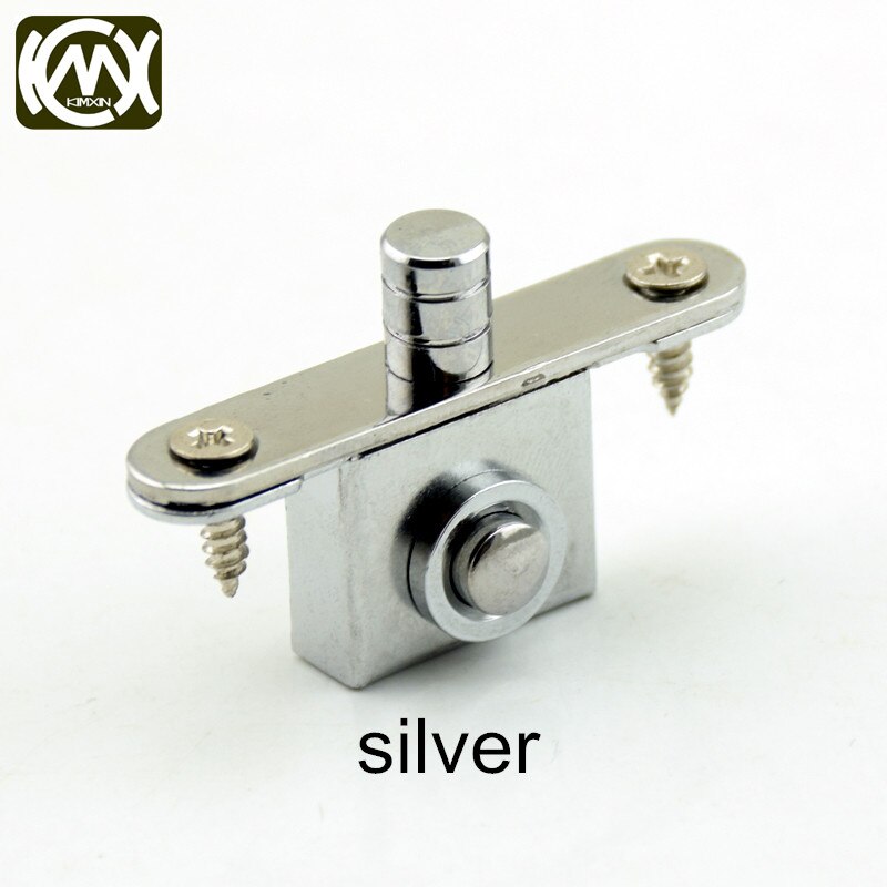 10pc Kimxin Manufacturer sales handmade woodenbox Hardware accessories Button lock Collectioncase jewelrybox Giftbox locks W-105: Silver