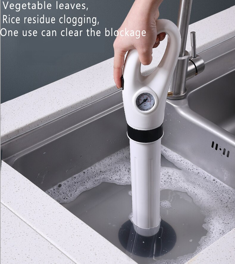 Hoge Druk Wc Baggerschip Badkamer Keuken Rioolbuis Pomp Cleaner Luchtdruk Plunger Afvoer Schoner Wc Baggerschip