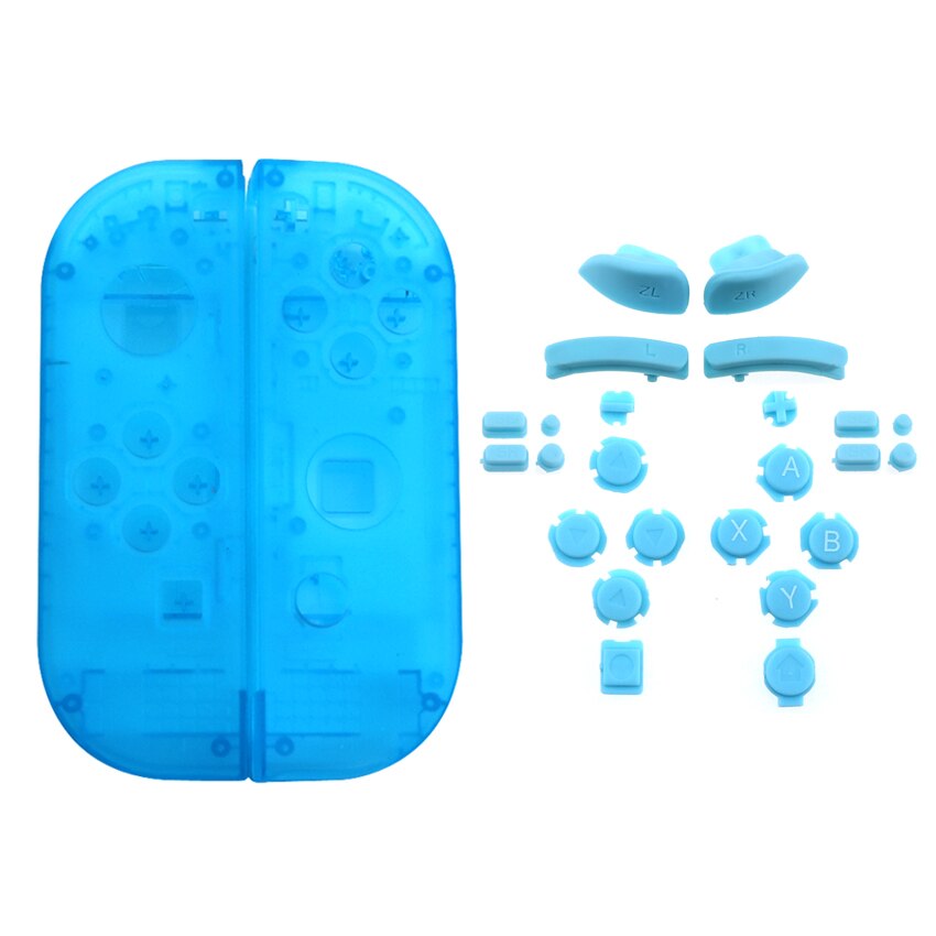 YuXi Replacement Housing Shell Case For Nintend Switch JoyCon with L R ZL ZR SL SR ABXY Buttons Set For NS Joy-Con Controller: U