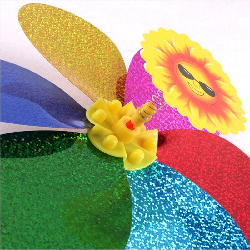 1 PC Kleurrijke Wind Spinner Kids Toy Pailletten Windmolen Wind Spinner Huis Tuin Yard Decoratie