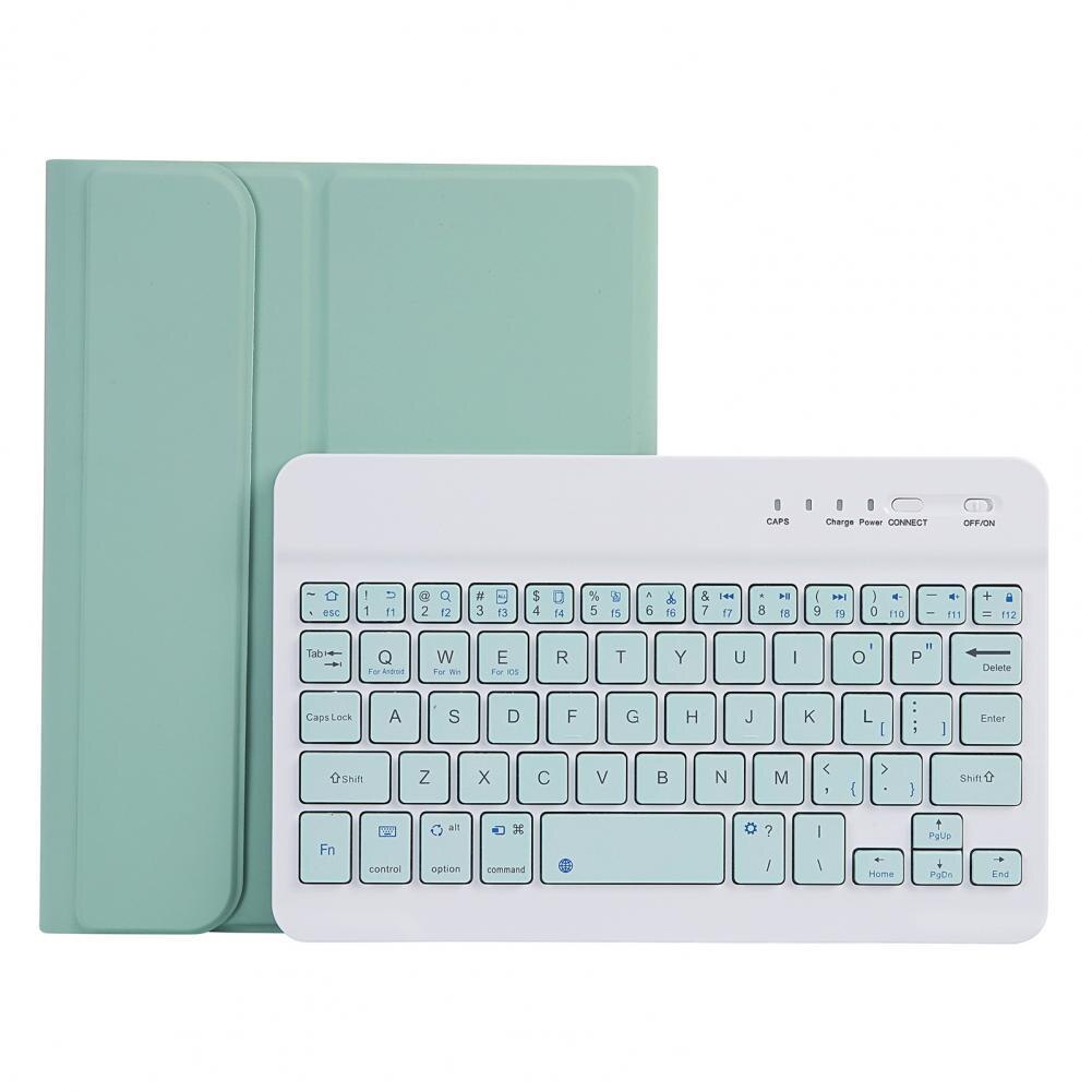 Für iPad Mini 6 Tastatur Fall Bluetooth-kompatibel Tastatur Fall Abnehmbare Touchpad Schutzhülle Tablet Zubehör: Light Green