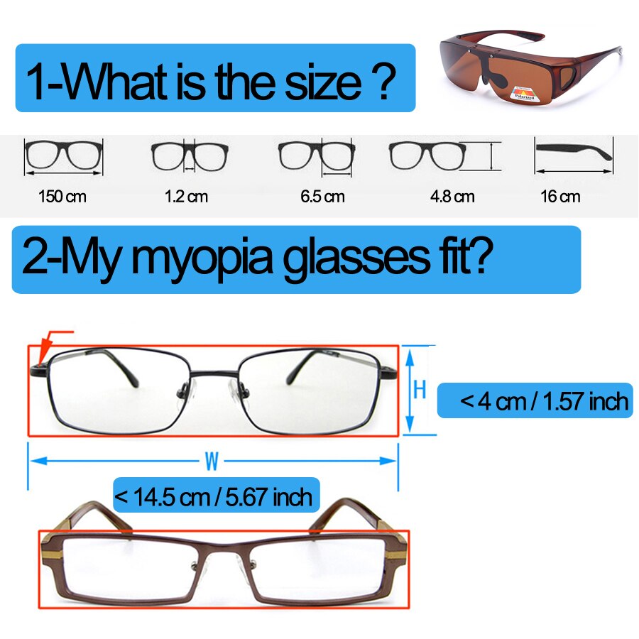 Fit Über Sonnenbrille Polarisierte Linsen Männer Frauen Angeln Sonnenbrille Abdeckung Für Myopie Gläser Goggles Sport Brillen