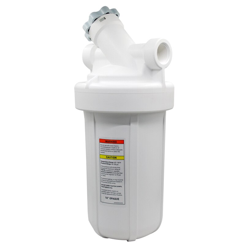 Big White with Bypass Water Filter Housing Heavy Duty Whole House Filter Housing