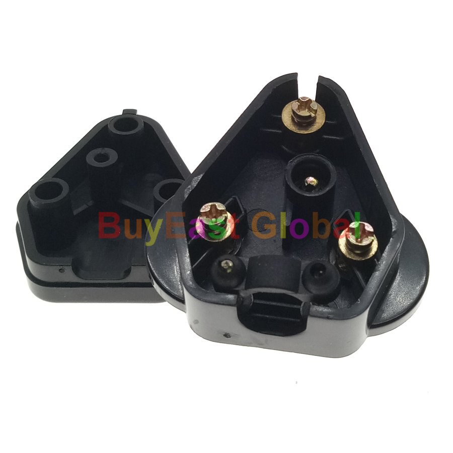 BS546 15A Type M Rewireable Main Power Plug AC100~250V 15A Black