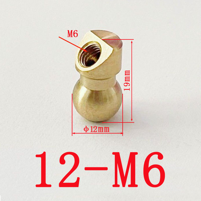 1PCS CNC machine tool oblique spray brass ball coolant nozzle tool holder ball joint nozzle: Yellow