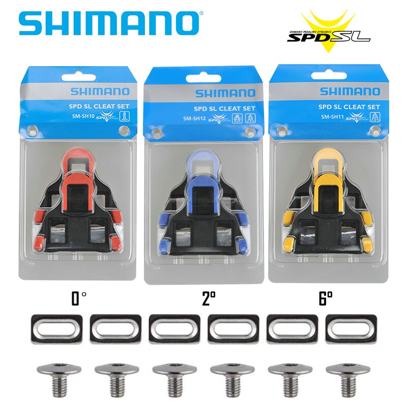Shimano SPD-SL SH10 SH11 SH12 Racefiets Pedaal Cleat Fiets Pedalen SH12 Plaat Clip Schoenplaten Originele Fiets Accessoires