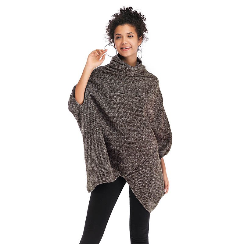 Manches chauve-souris cape femme vêtements d'hiver femmes pull Style européen femme pull