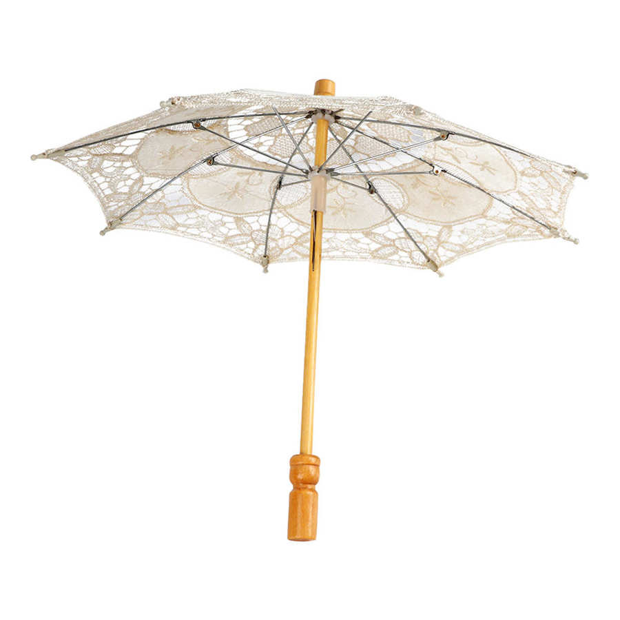 Photobooth accessoires dame mariage dentelle parapluie Parasol parasols fête nuptiale Photo prise décoration accessoires de mariage: Bleu ciel