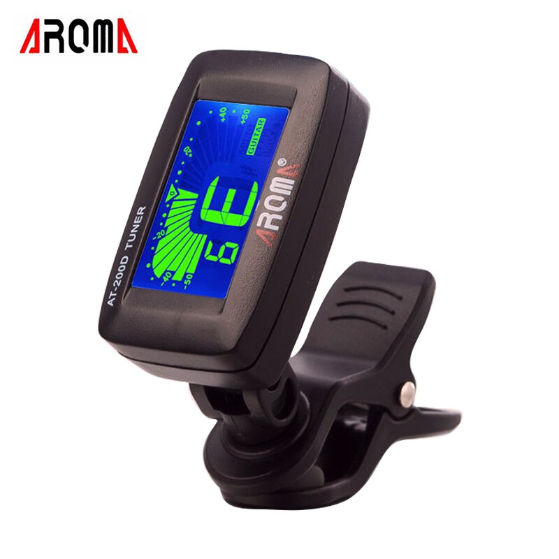 Acouway Guitar Ukulele Tuner Violin Bass Electronic Tuning Tuner Clip-On Chromatic Tuner 360 DegreeRotate With 5 Tuning Model: AT-200D