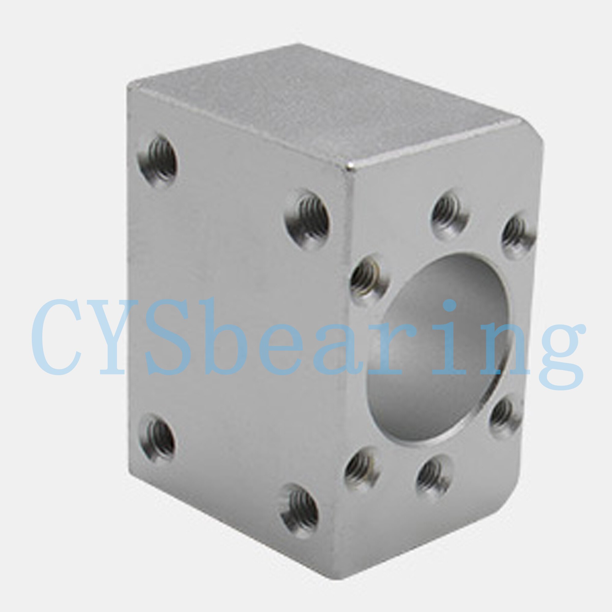 Sfu 1204 22mm or 24mm hål storlek kulskruv mutterhus aluminium material monteringsfäste för kulskruv 1204 cnc delar