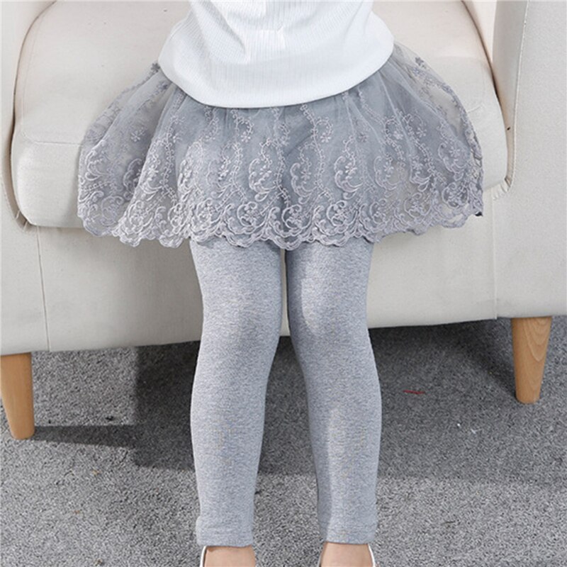 Leggings para niñas pequeñas, ropa de otoño, pantalones Culottes, Ballet, cómodos, Color sólido, dulce, 2022