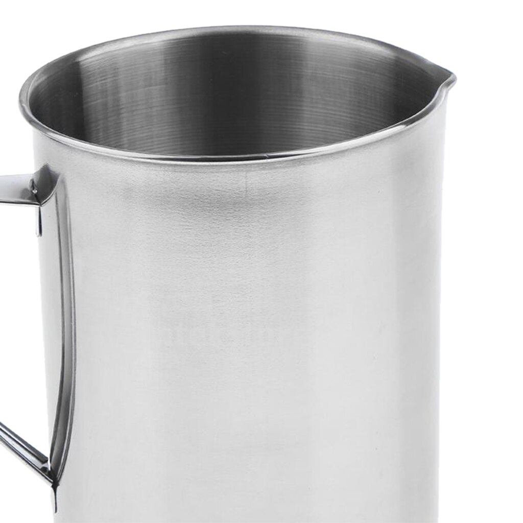 Stainless Steel Laboratory Measuring Cup Beaker Lab Graduated Beaker 2000ml