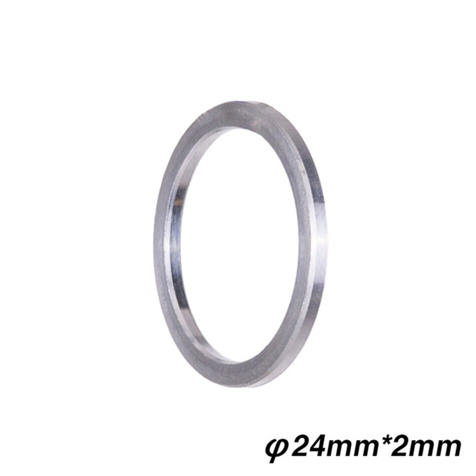 MTB Bike BB Axis Bottom Brackets Washer Thickness 1/2/3mm Crank BB Spacer Diameter 24mm Road Mountain Bicycle Parts: 2mm