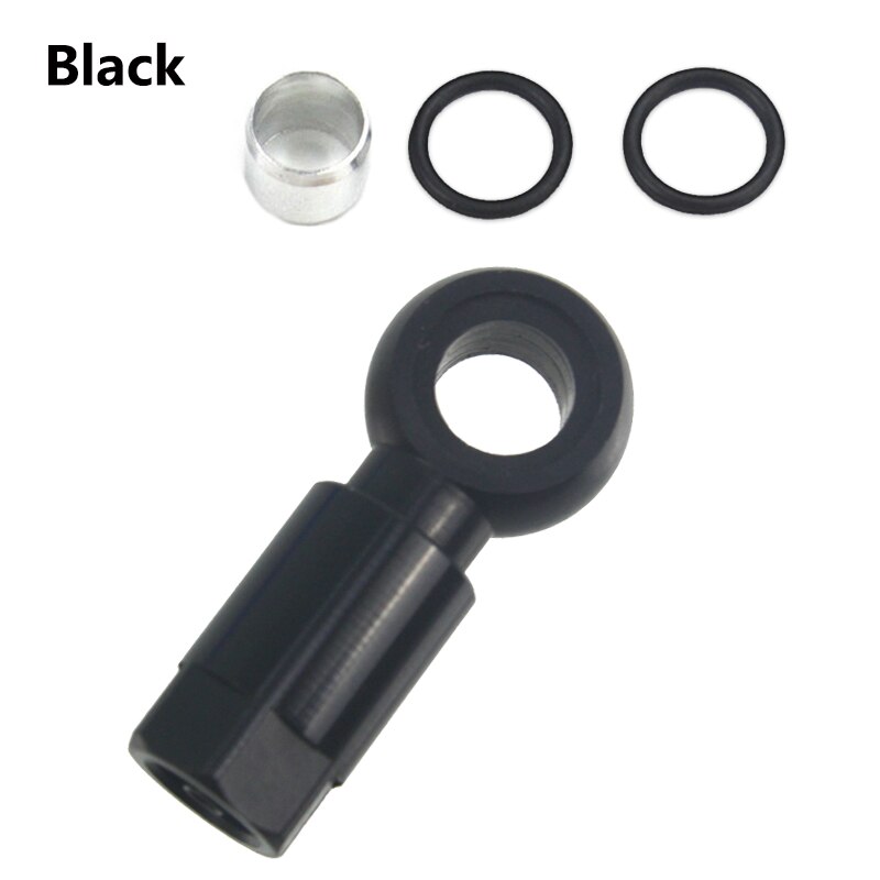 Bicycle Hydraulic Disc Brake Tubing Set Olive Head Connector Five-wire Body BH90 For SLX XT Cycling Brake Accessories: black