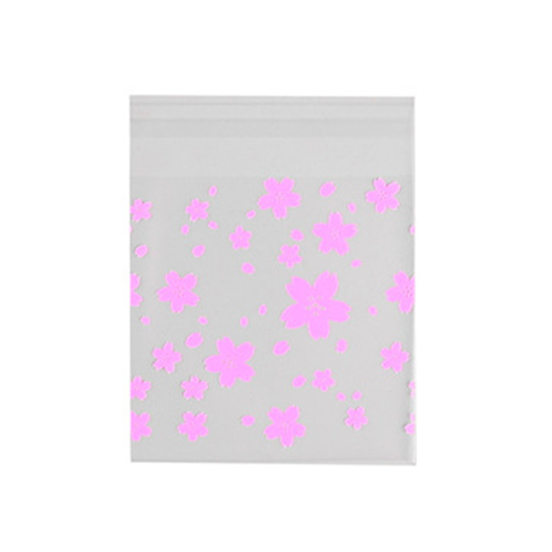 Transparent Blume Cookie Verpackung Tasche &amp; Süßigkeiten Taschen Für Kekse Snack Back Paket Hochzeit Party Tasche: 6 / 10x10cm