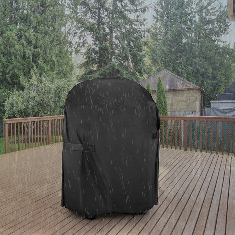 BBQ Cover, Waterproof Barbecue Grill Cover with PVC Coating Outdoor Oxford Fabric Windproof, Rip-Proof,UV Resistant
