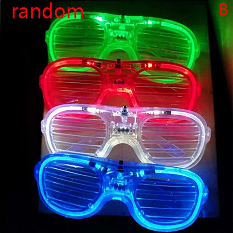 Flashing Led Glasses Luminous Light Glow Headband Blinking Eye Wear Wedding Birthday Party Year: B