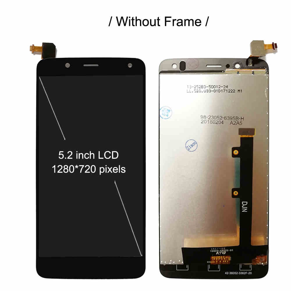 5.2" LCD With Frame For BQ Aquaris U2 Lite Display V VS LCD Screen Touch Sensor Digitizer Assembly Display For BQ U2lite Screen