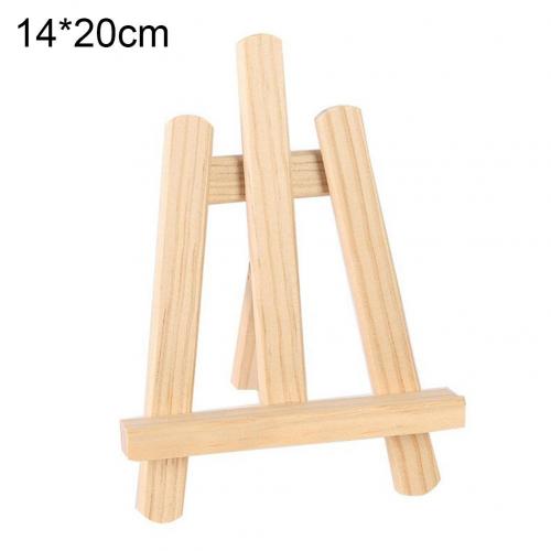 Wooden Adjustable Painting Drawing Stand Easel Frame Artist Tripod Display Shelf: Wood Color 14 X 20cm