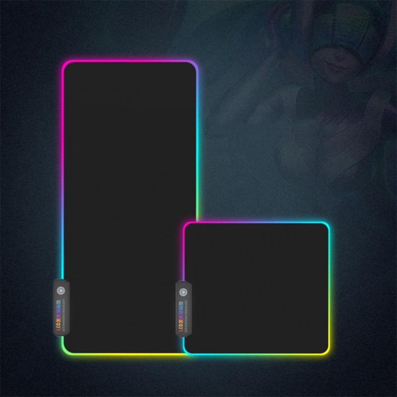 Venda quente!!! LEVOU Teclados Almofada Extra Grande Gaming Mouse Pad Macio RGB luz de Grandes Dimensões Incandescência 7 Cores Almofadas para PC/ Laptop