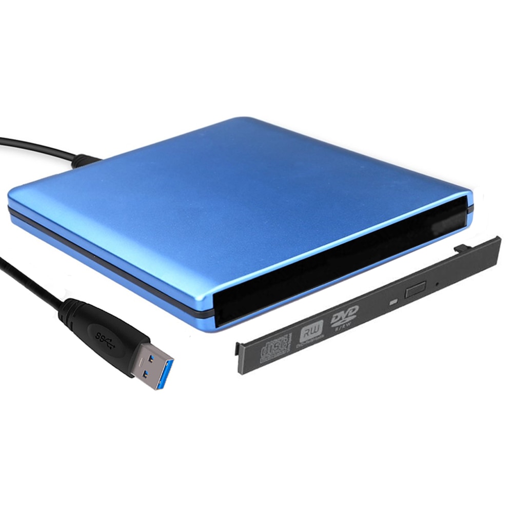 12.7mm USB 3.0 DVD Drive External Optical Drives Enclosure SATA to USB External Case For Laptop Notebook without drive