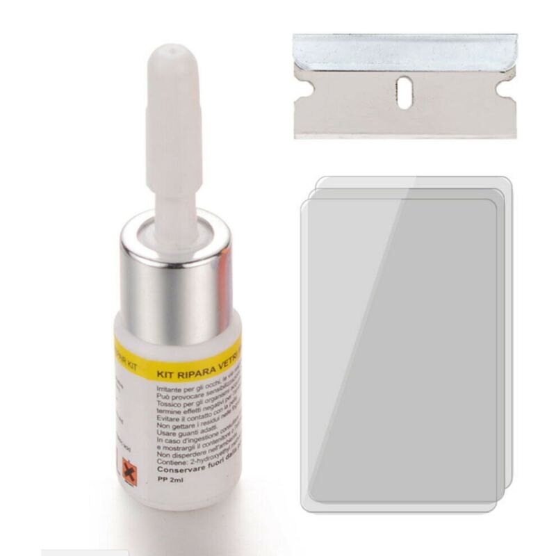 Car Window Glass Crack Chip Resin Windscreen Repair DIY Tool Kit Windshield Part