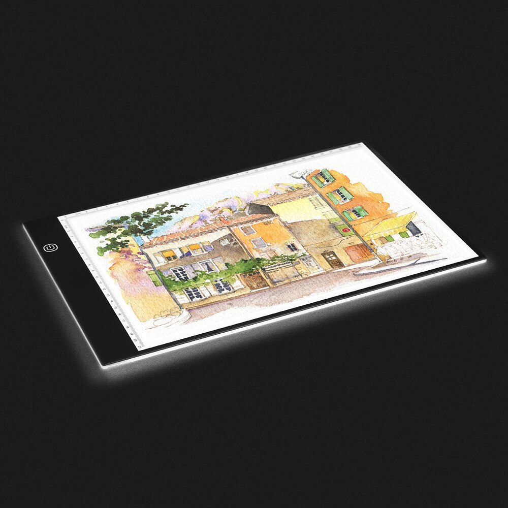 A4 LED Light Box Tracer Ultra-thin USB Powered Tracing Light Pad Board 3 Level Adjustable Brightness Animation X-ray Viewing