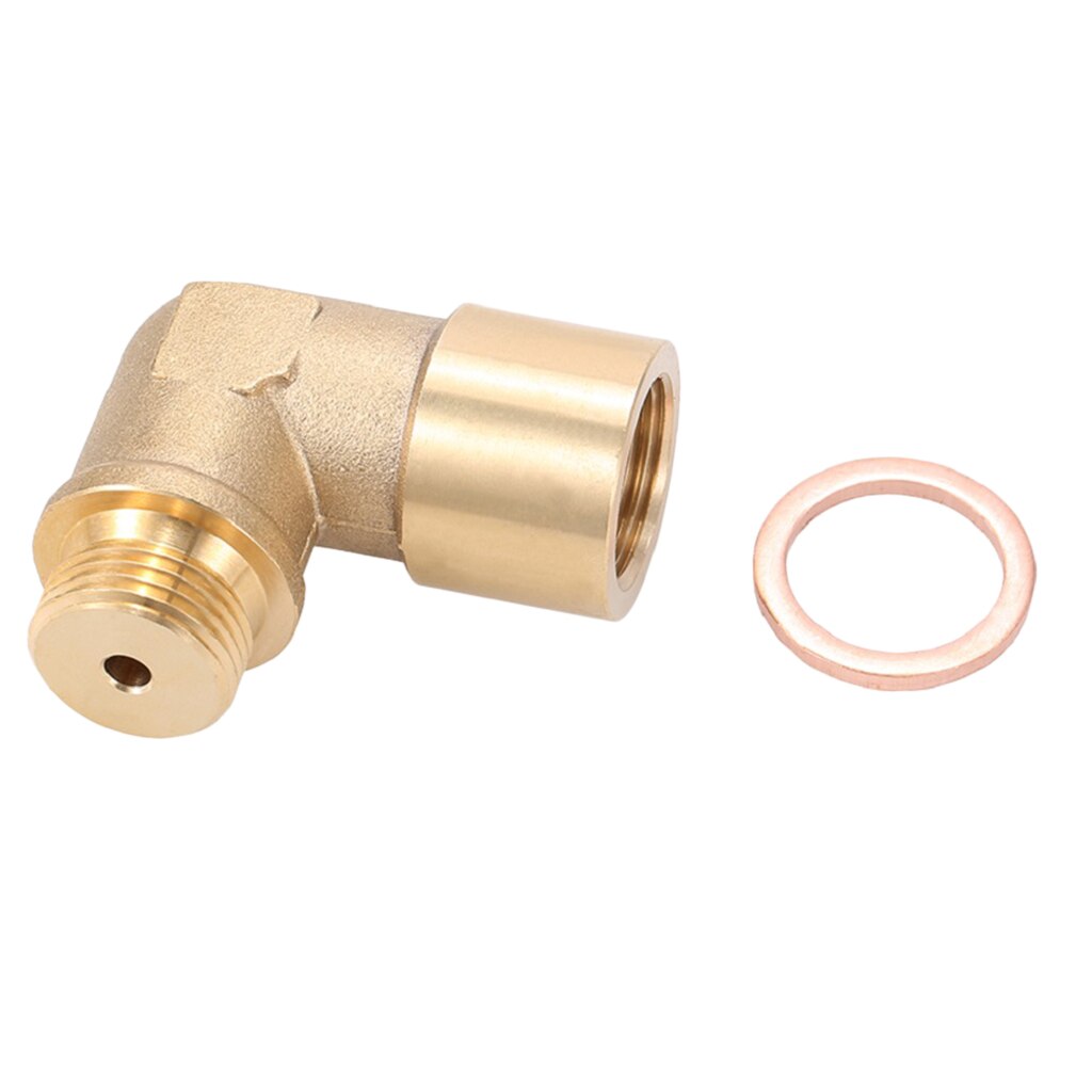 Angle 90° Lambda O2 Oxygen Sensor Extender Spacer For Decat Hydrogen