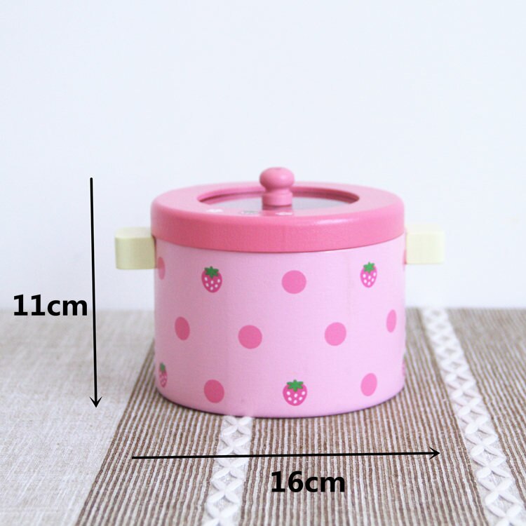 Baby Speelgoed Super Leuke Simulatie Groente Pot Houten Speelgoed Play Food Prentend Play Food Set