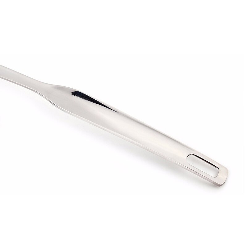 Pala para fritos de carne de acero inoxidable, espátula con mango largo, utensilios de cocina, utensilios de cocina
