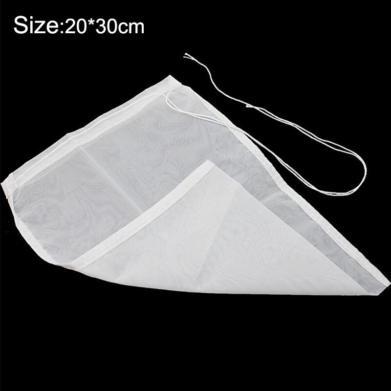 Filet filtrant en Nylon de alimentaire, 100 pièces, filtre de Filtration pour thé, lait, café, huile, maille, sacs en tissu de cuisine, outil en maille: L