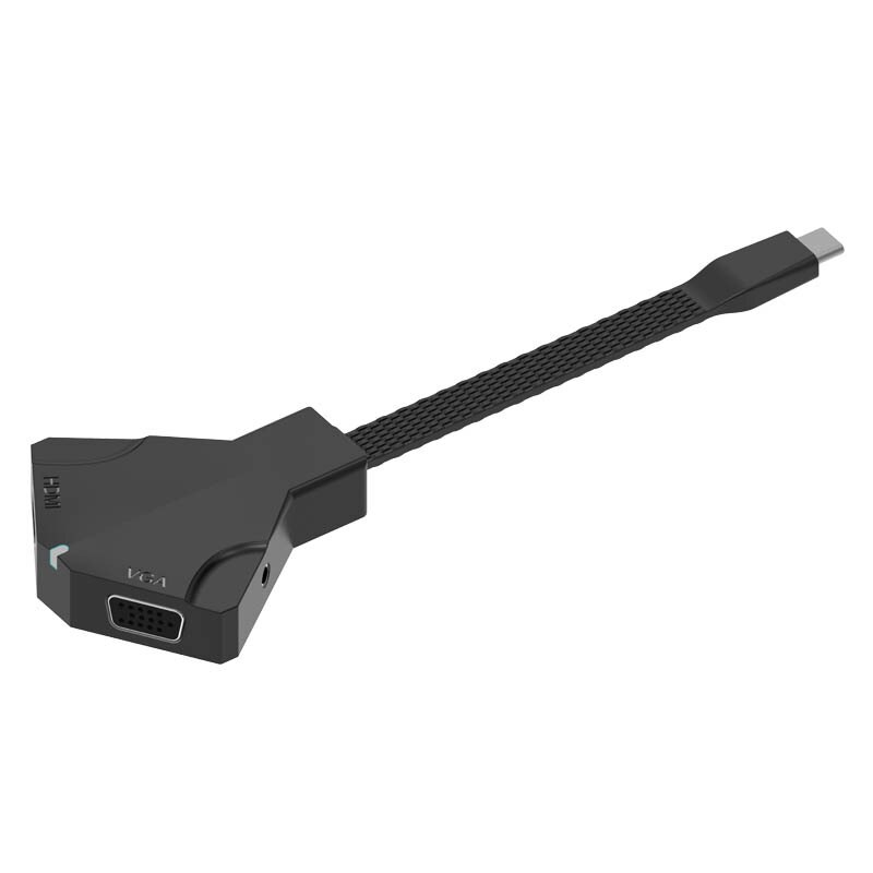 Mxhxm Type-C Naar Hdmi/Vga Twee-In-een Video Converter Ondersteunt 4K * 30hz Met Audio Interface