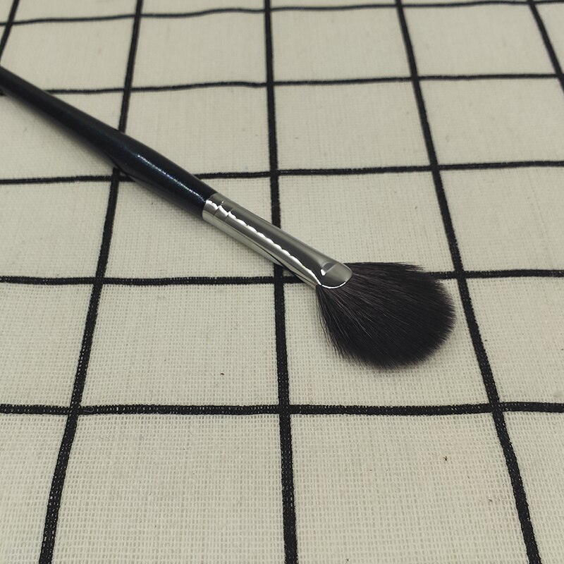 Makeup børste 1 stk uld vifteformet mikro børste teater makeup kabuki makeup værktøjer