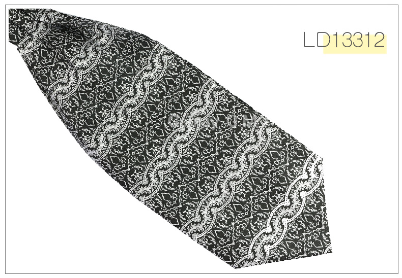 Ascot Cravate Cravate De Luxe Mens points Cou Cravate Cravate pour les Hommes De Mariage Cravates: LD13312