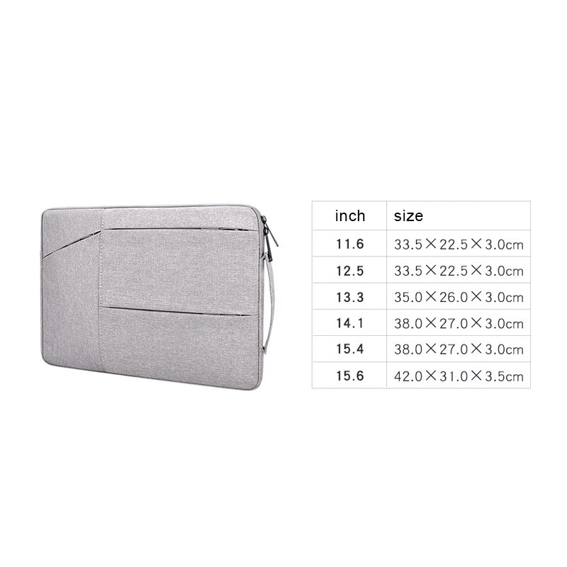 Portable Laptop Bag Woman Universal Briefcase Men Lightweight Liner Package Travel Ipad Phone Document Pouch Accessories Supplie