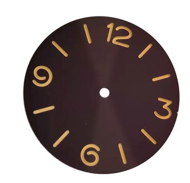 39mm montre cadran pour ETA 6497 6498 mouvement sélectionner des couleurs: Café