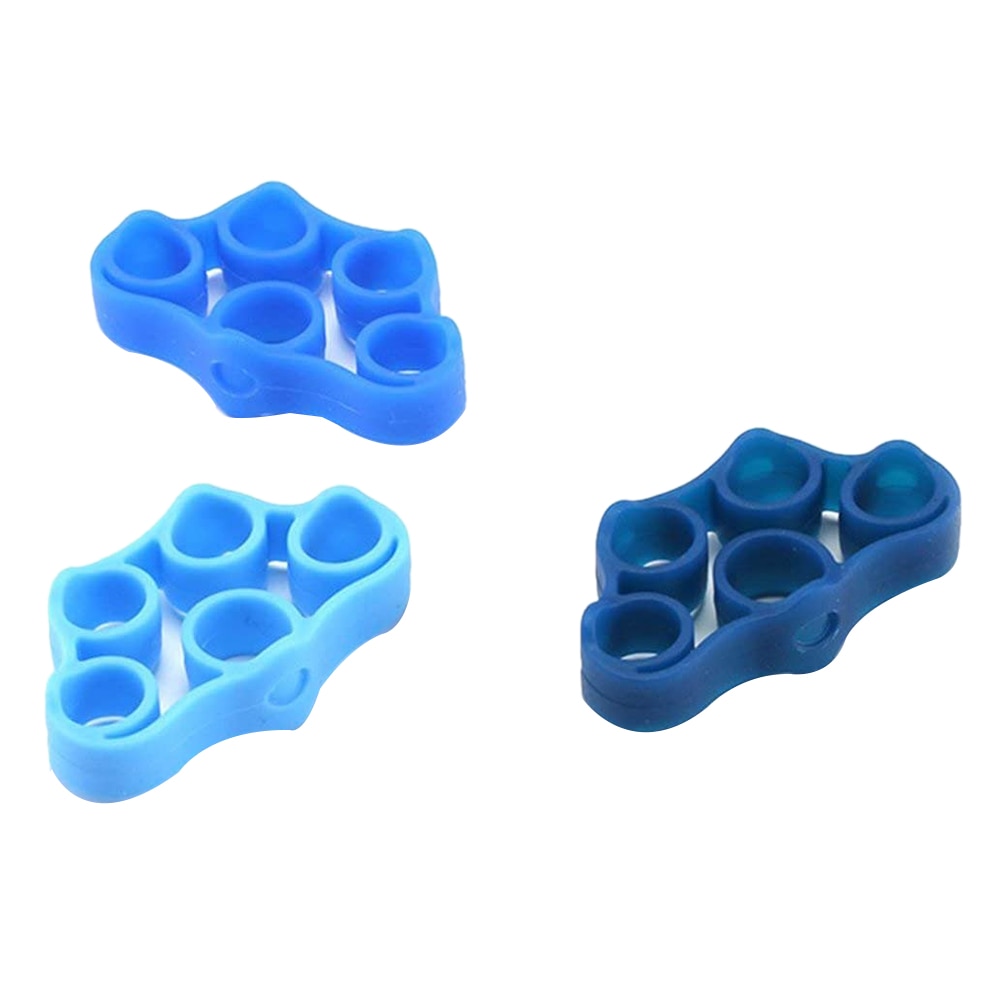 3 in 1 Finger Stretcher Resistance Bands Hand Extensor Exerciser Finger Grip Strengthener Strength Trainer for Forearm Exercise: Default Title