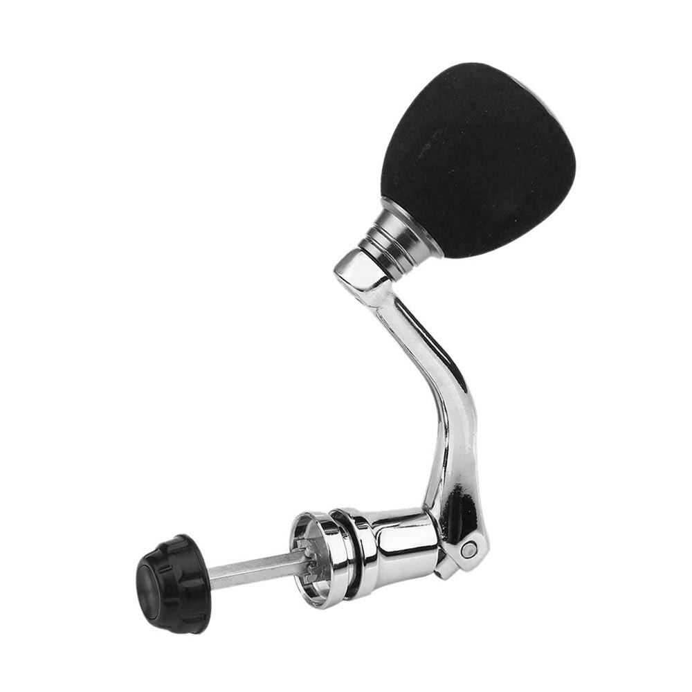 1PCS Metal Spinning Reel Handle Grip Fishing Reel Replace Folding Rocker Arm Crank Handle Replacement