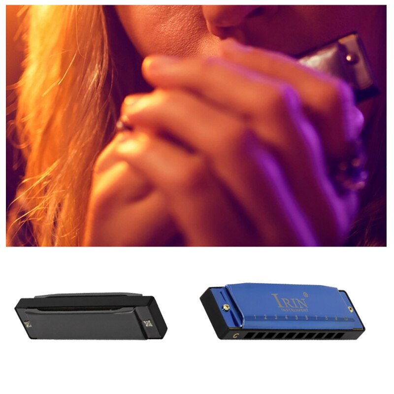IRIN 10 hole 20 tone C tone blues harmonica jazz rock folk organ woodwind instrument