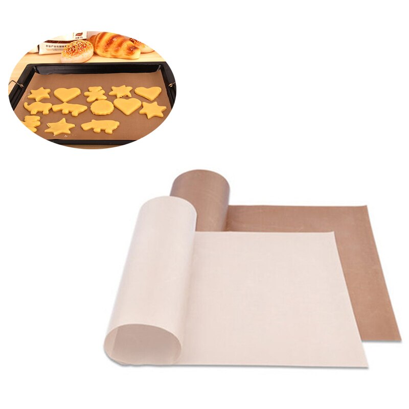 Warme Herbruikbare Non Stick Glasvezel Bakpapier Home Hittebestendig Vel Oven Magnetron Grill Bakken Mat