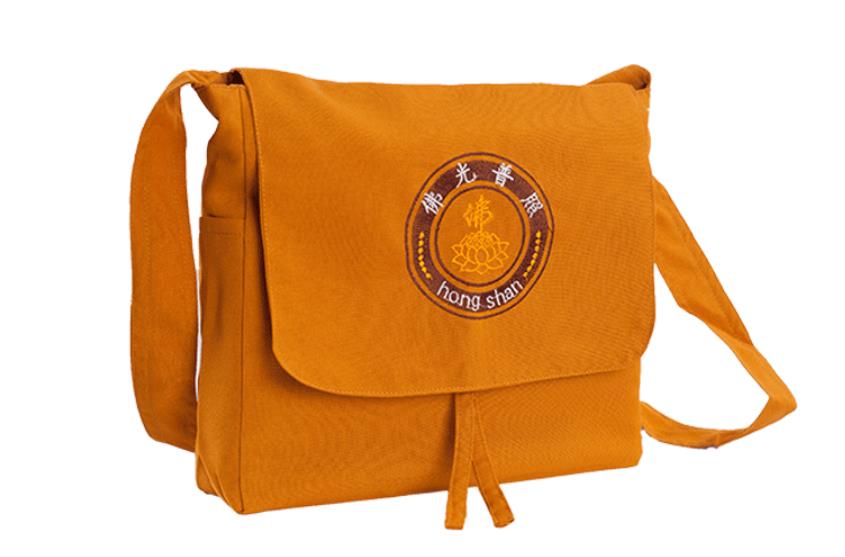 Bolso budista de monje budista, bolsa de hombro