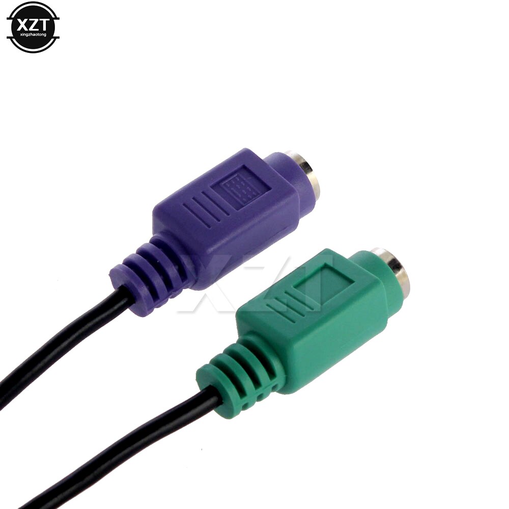 Usb uros  to 6 pin 6 pin  ps2 ps/2 naaras jatkokaapeli y jakajan sovittimen liitin näppäimistön hiiri skannerille windowsille