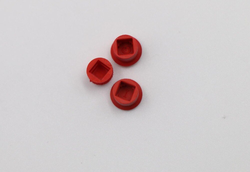 3Pcs Lenovo Thinkpad Laptop Roodkapje Dot Trackpoint Burr + Concave Bolle 91P9642 73P2697 Red Cap