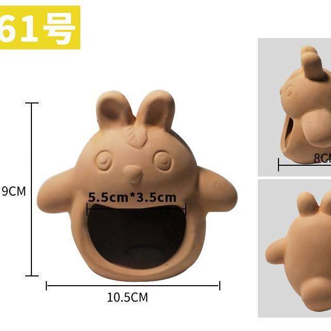 Akwarium mini ceramiczne zbiorniki ryby krewetki dom gniazdo tarło hodowla jaskinia glina garnki ozdoba robić akwarium ozdoby ozdoby: 61