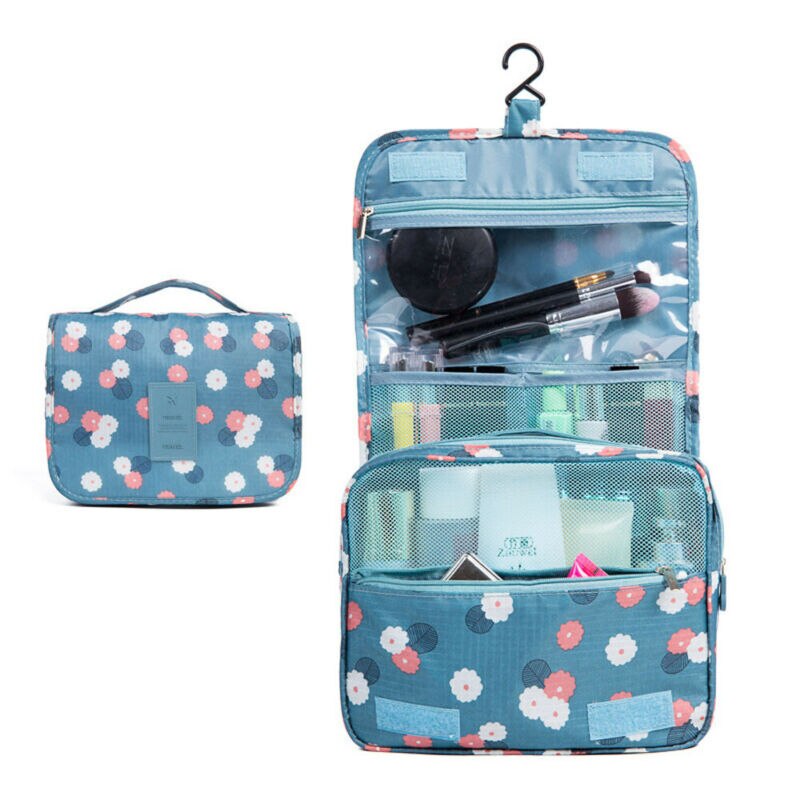 Hanging Toiletry Bag Travel Cosmetic Kit Large Essentials Organizer Waterproof Toiletry Wash Case Storage Make Up Pouch