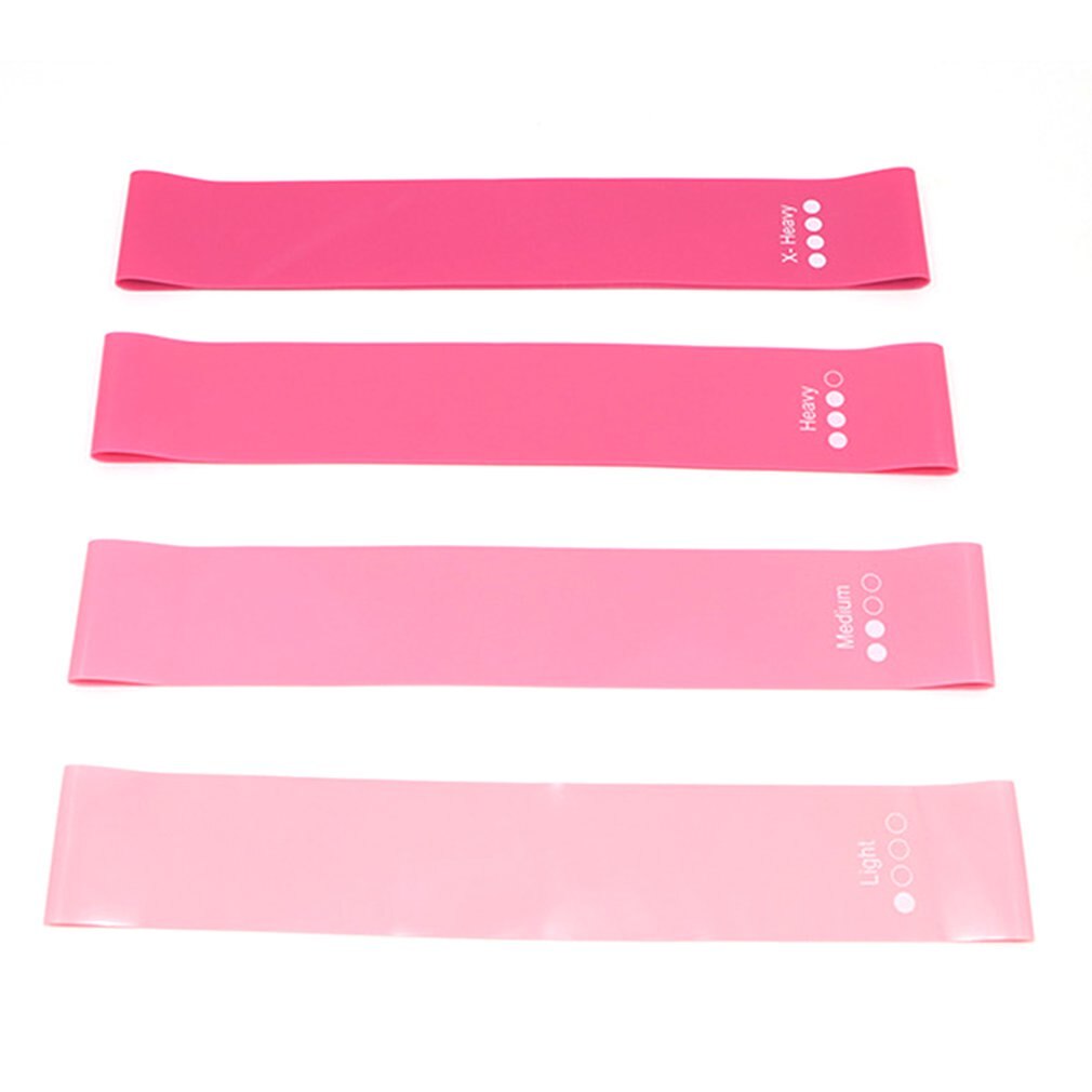 4Pcs Elastische Stretch Hip Riem Stretch Riem Duurzaam Sport Stretch Strap Riemen Gym Taille Been Fitness Yoga Riem Non-Slip