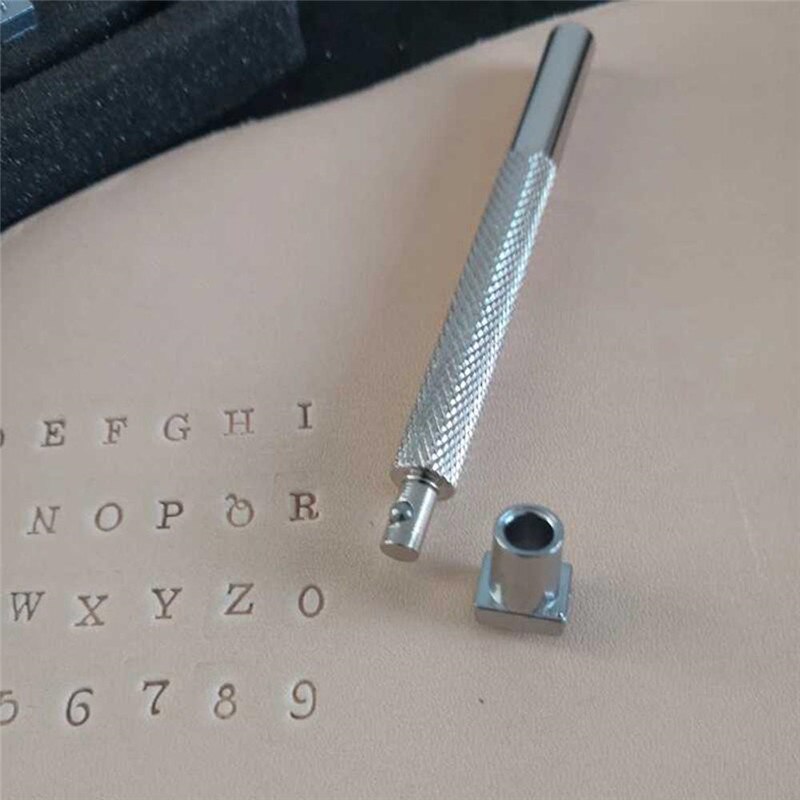 Stahl schlagen Werkzeuge Alphabet knapp Anzahl Stempel einstellen Stanzen Metall Leder Stanzen Werkzeuge DIY Leder Handwerk Werkzeuge