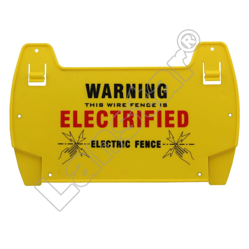Lanstar 5PCs Elektrische Hek Gevaar Tekenen, Waarschuwing Board