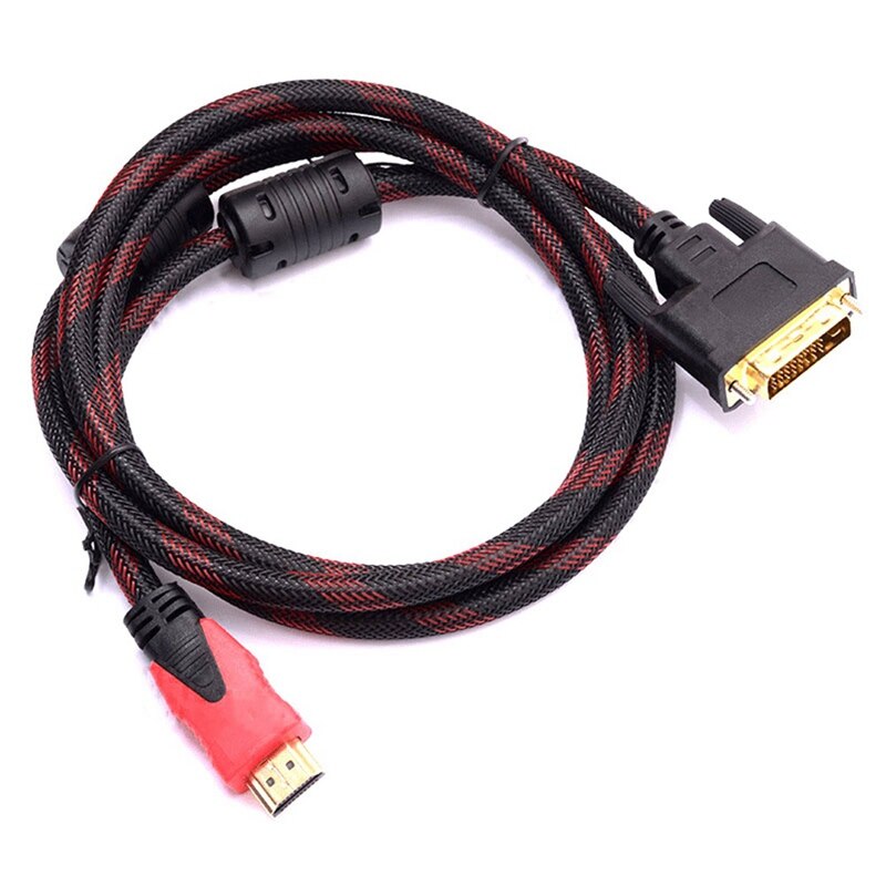 1m/1.5m/2m/3m/5m/10m hdmi naar dvi dvi-d-kabel 24+1- pins adapterkabels 1080p voor lcd dvd hdtv voor  ps3 hogesnelheids hdmi-kabels