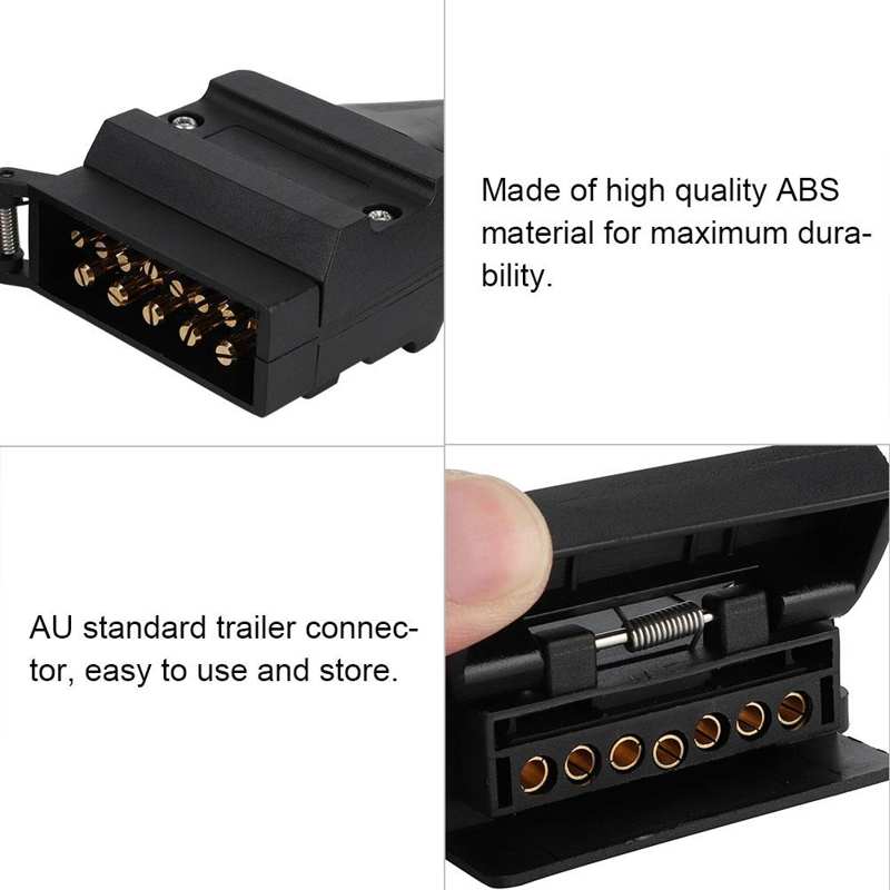 Alternateur automatique alternateur ceinture 12 à 7 broches ABS AU Standard remorque prise camion prise câblage connecteur adaptateur magnéto